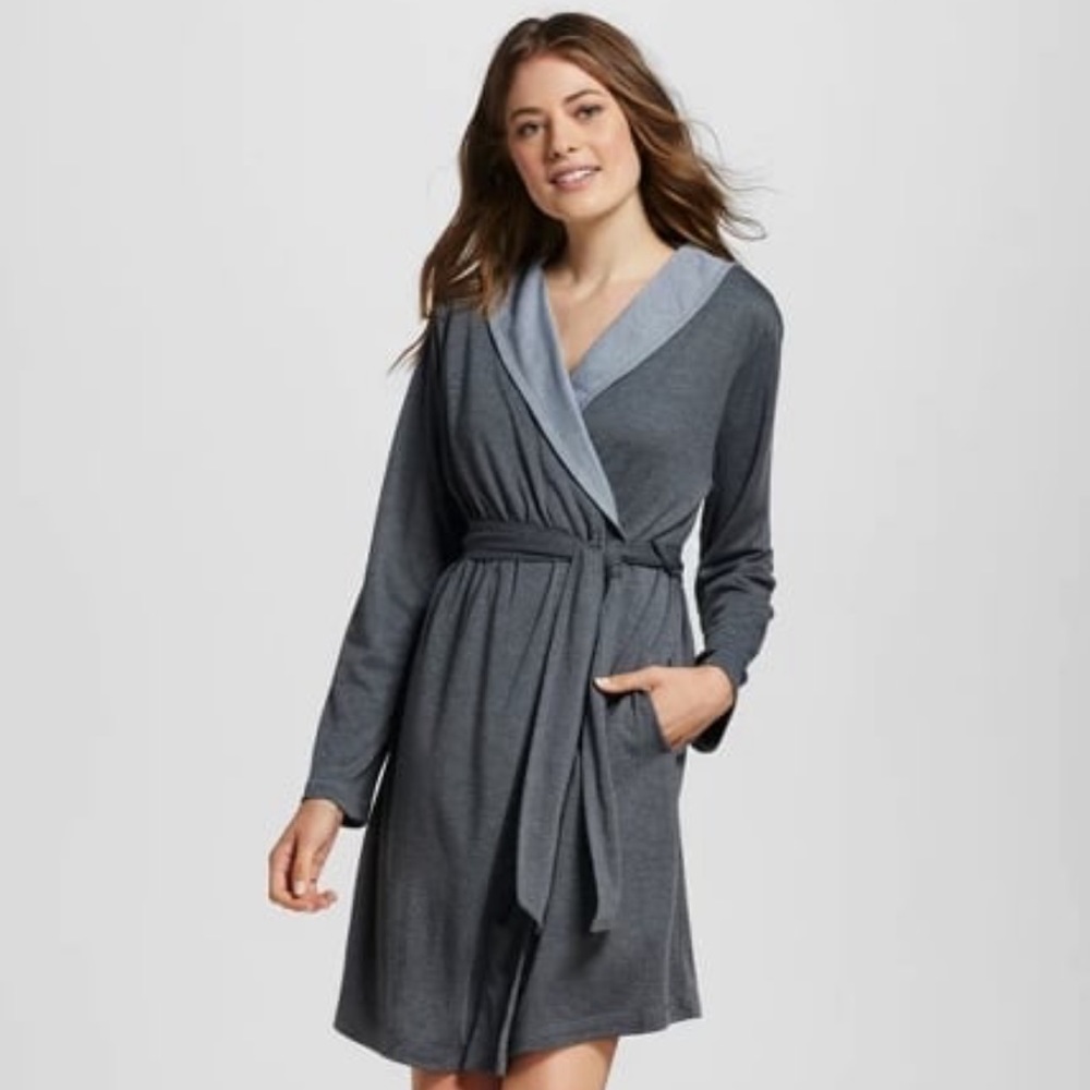 Super Cozy Gray Bathrobe M/L